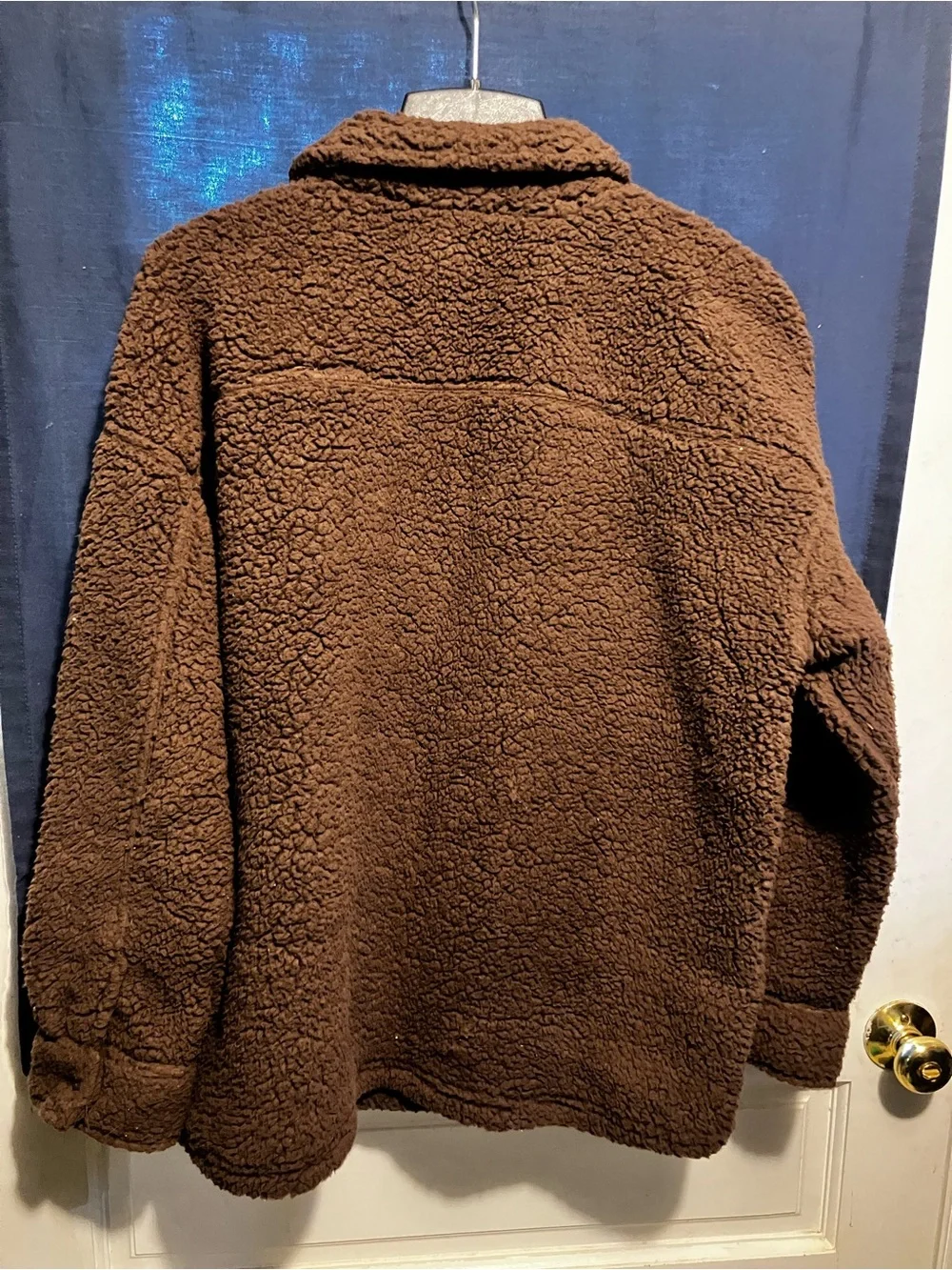 32 Degrees Brown Sherpa Shacket Jacket M/L